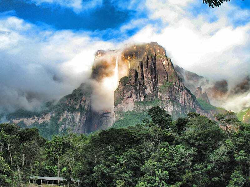 Angel Falls Venezuela Landscape, Waterfall